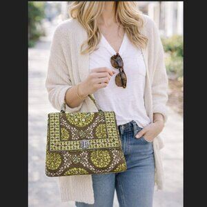 Vera Bradley Green and Brown Patterned Women's Bag